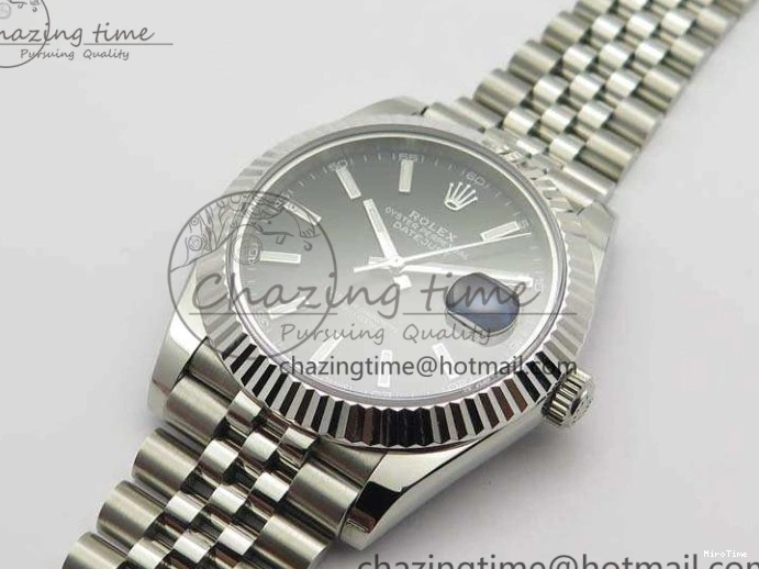 MiroTime 0218 SmartChoice DateJust II 40mm BP Maker Best Edition Black Dial On New Version Jubilee Bracelet A 3538